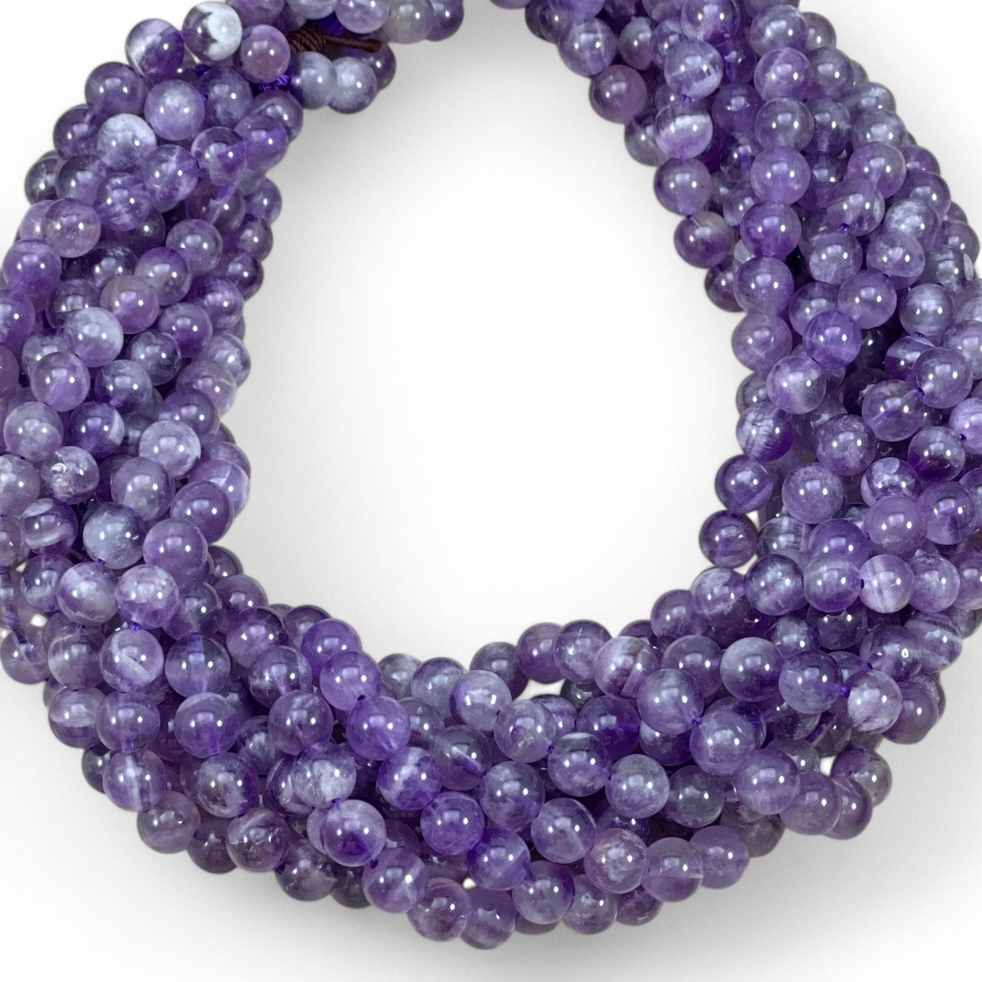 Dog Tooth Amethyst Round